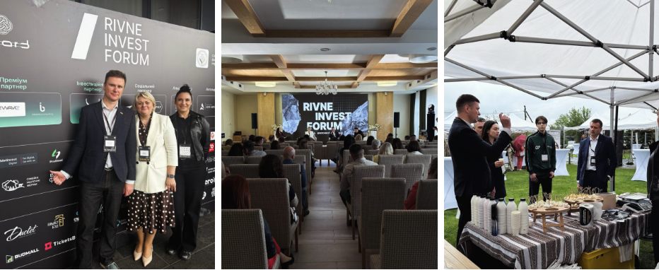 Family dairy farms team at Rivne invest forum
